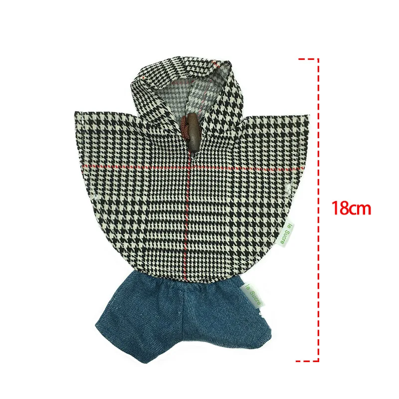 1pc Doll Clothes for 30cm Bunny Rabbit Plush Toys Floral Skirt Sweater Cloak Suit Accessories for 1/6 BJD Dolls Gifts for Girls 9