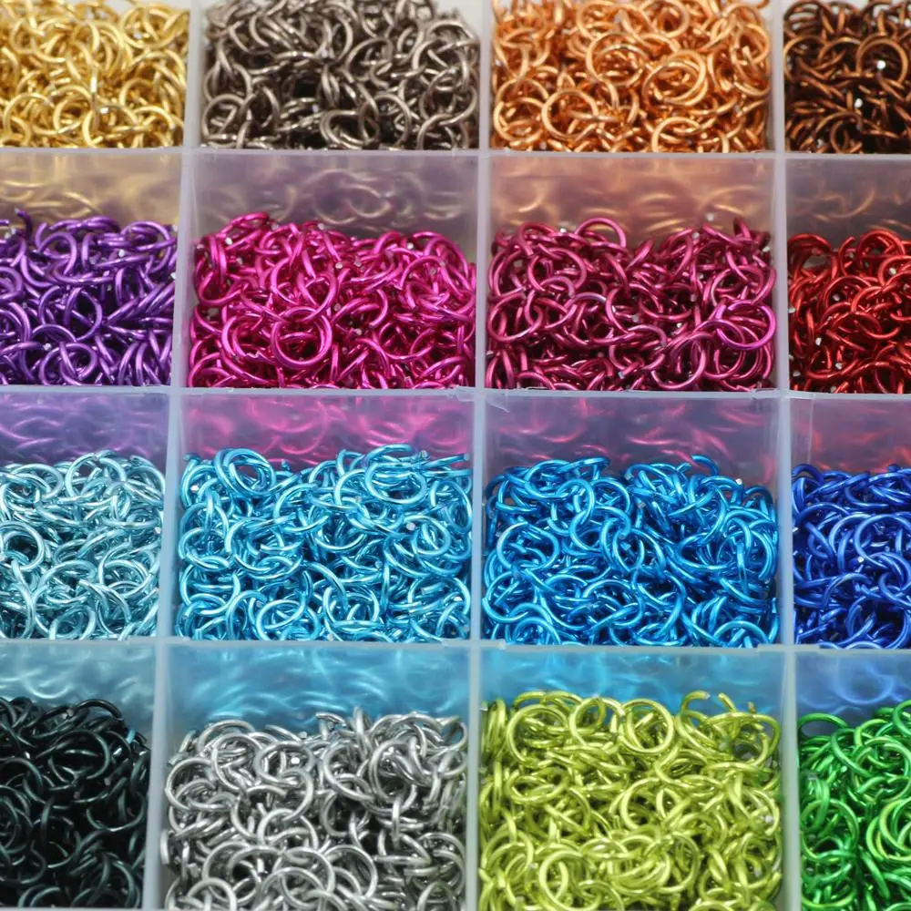 Lot 100pcs 6mm Button Loops Spool Coil Craft Jewelry Findings DIY Accessories