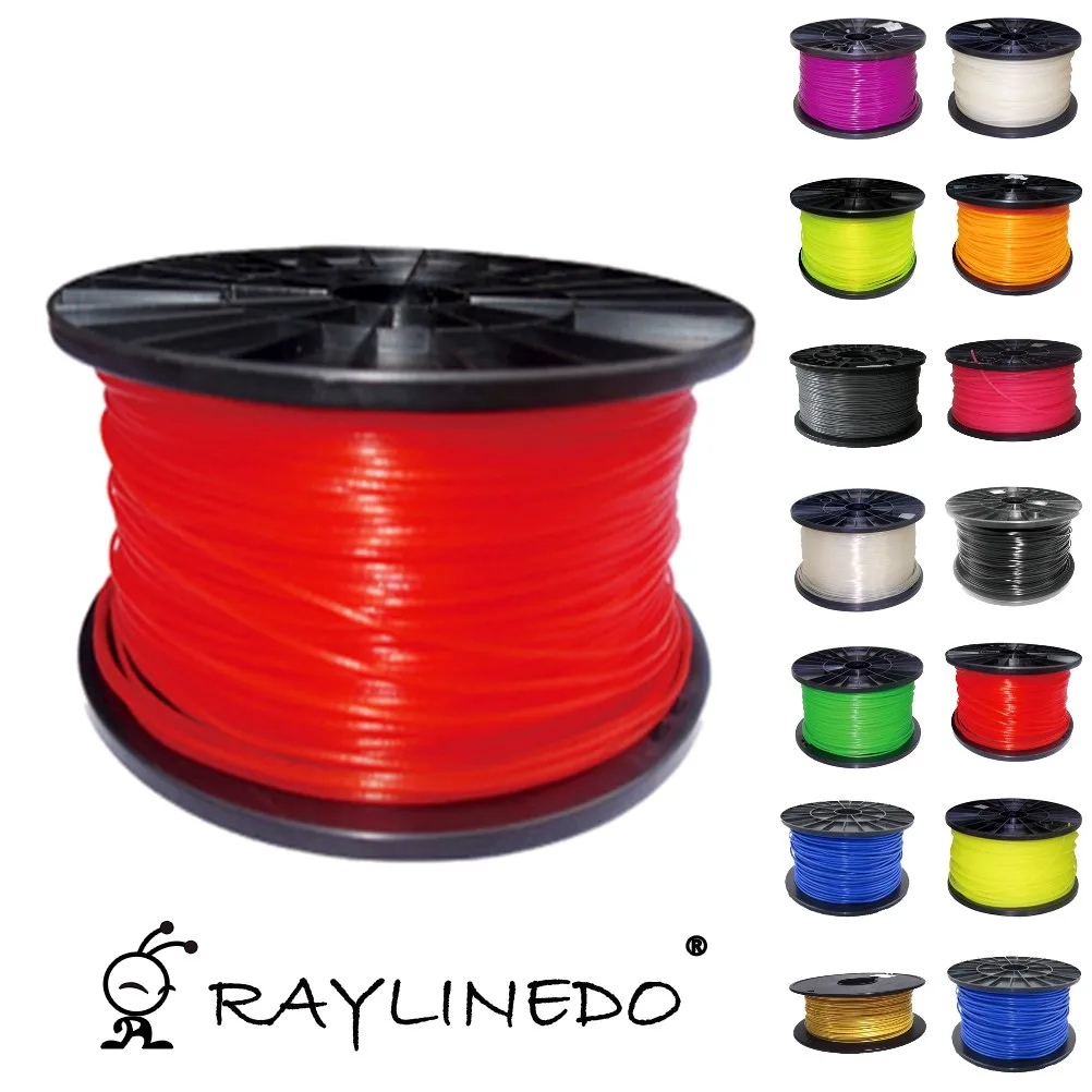 

Red Color 1Kilo/2.2Lb Quality PLA 3.00mm 3D Printer Filament 3D Printing Pen Materials