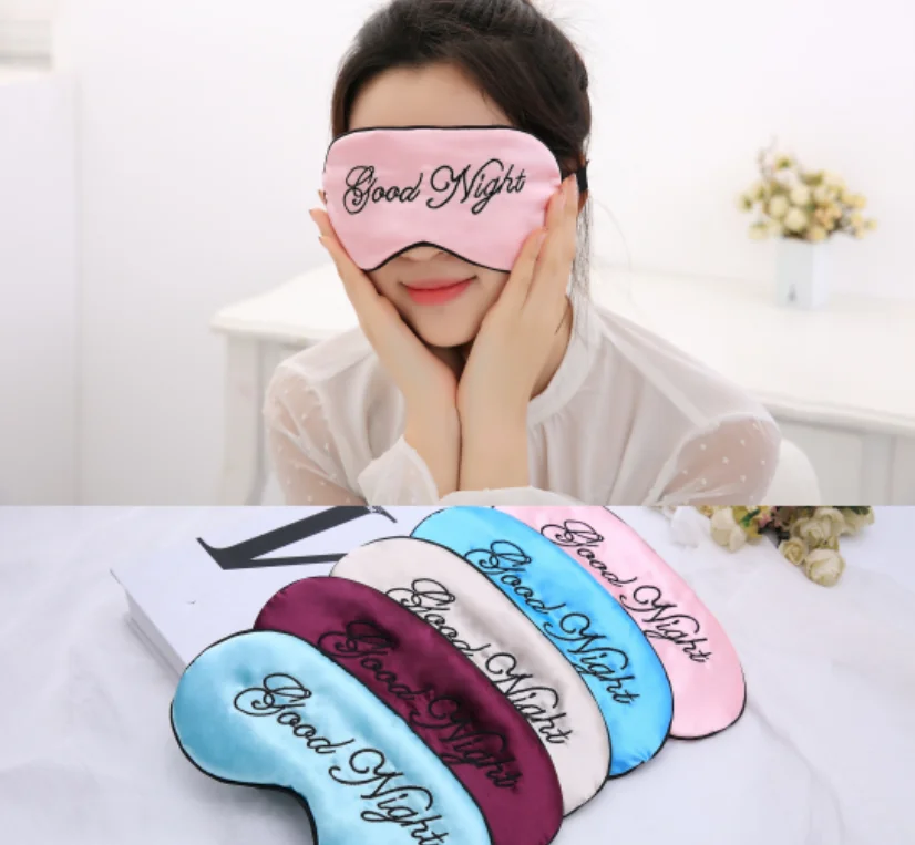 Sleep Eye Cover Mask Padded Shade Covers Good Night Travel Relax Aid