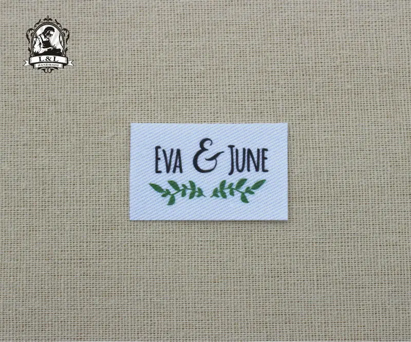 

60 Custom logo labels / handmade fabric tags,Name Tags