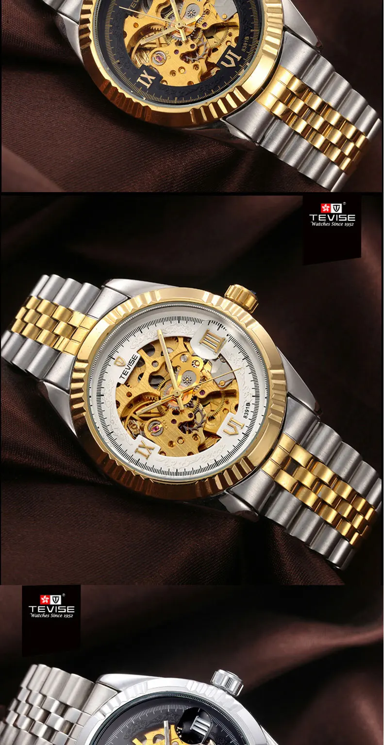Tevise-New-Number-Sport-Design-Golden-silver-Watch_05