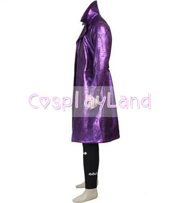 Костюмы на Хэллоуин для взрослых Харли Квинн Отряд Самоубийц Джокер костюм для косплея фиолетового цвета кожаная куртка необычный костюм команды самоубийц