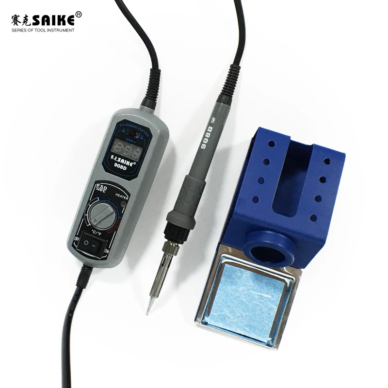 SAIKE 908D портативный термостат паяльник тепловой электрический сварочный