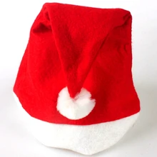 5 шт./партия рождественские украшения для взрослых обычные рождественские шапки Санта-Клауса Детская кепка для Chiristmas вечерние реквизит