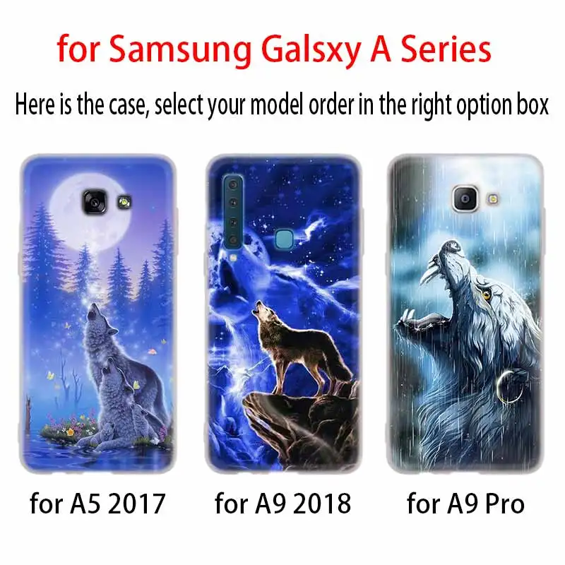 Силиконовый чехол для Samsung Galaxy A6 A8 A9 A7 A5 A3 плюс 2018 2017 2016 2015 A71 звезда вой волка