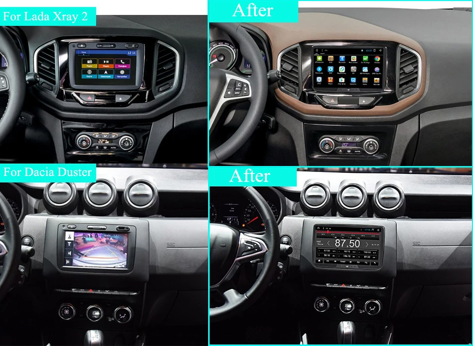 Perfect 8" Android7.1 car radio player gps navigation for Lada Xray 2/Dacia/Duster/Logan/Sandero car multimedia player CANBUS 3
