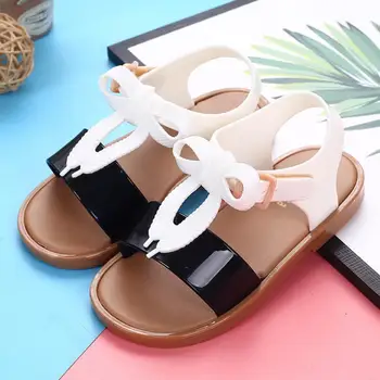 

2019 new mini melissa sandals shoes cartoon kids shoes 3 color Girls boys casual cute beach shoes Children's Sandals soft Zapato