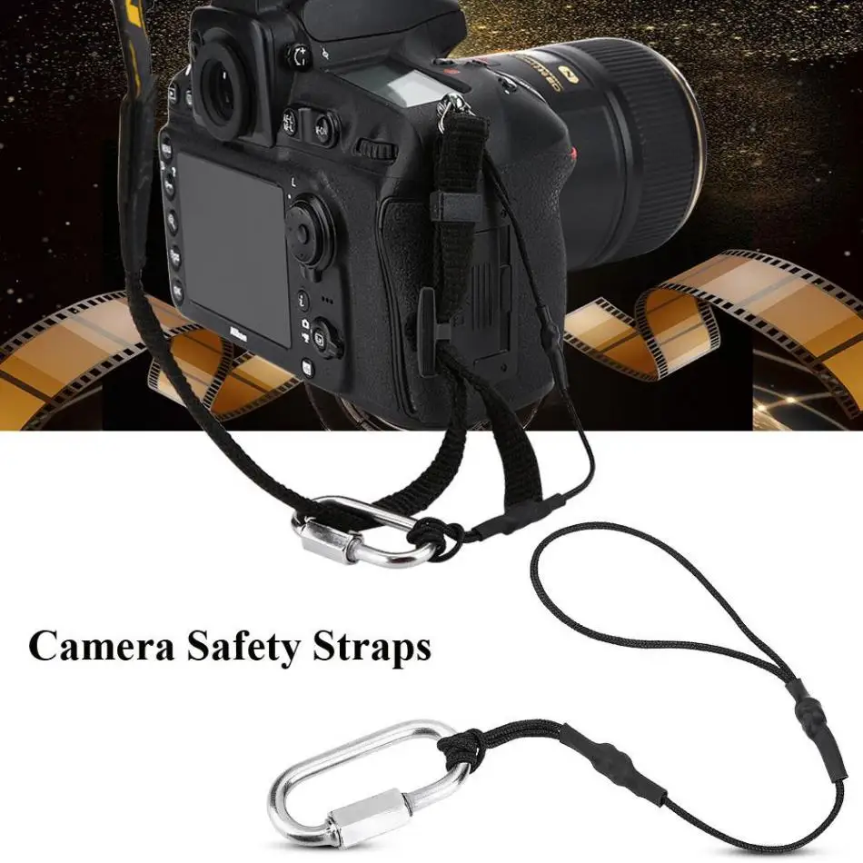 

Universal Durable Camera Strap Safety Rope Tether with Clip Hook for DSLR Mirrorless Cameras