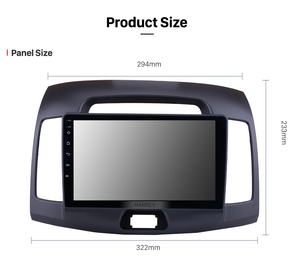 Top Harfey GPS Navi 9" Android 8.1 Stereo For Hyundai Elantra 2007 2008 2009 2010 2011 car Multimedia Player WIFI AUX Backup camera 15