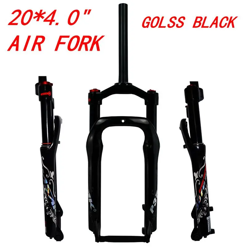 MTB Cruiser Fork горный велосипед 20 дюймов Fat Bike воздушная вилка с блокировкой подвески