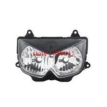 Motorcycle Clear Lens Headlamp Headlight Assembly Kit For Kawasaki Ninja 650R ER-6F 2006 2007 2008 Replace OEM Part # 23007-0057