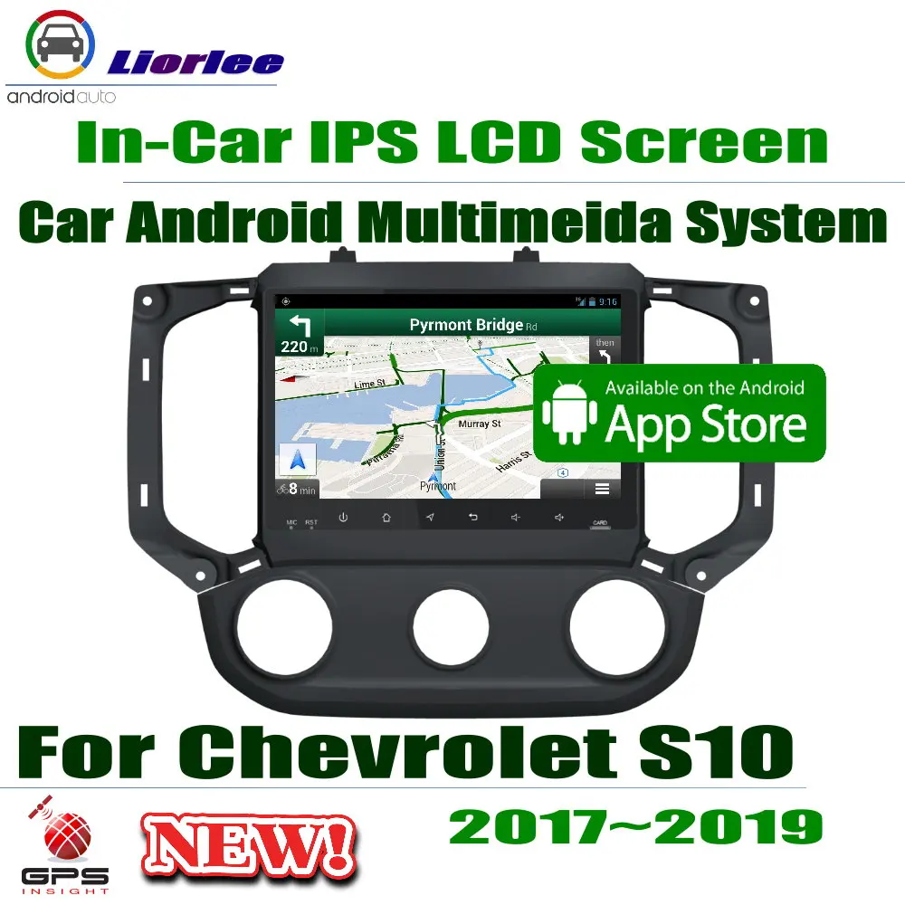 " HD Full Touch ips ЖК-экран Android 8 Core для Chevrolet S10~ автомобильный радиоприемник стерео аудио видео gps навигационная система