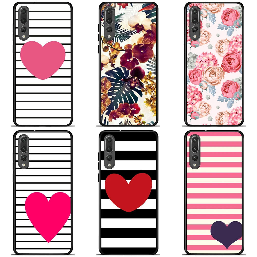 

Printed TPU Silicone Back Case for Huawei Mate 20 lite for P8 P9 P10 Lite P20 Pro Mate 10 M20 Pro P Smart 2019 Phone Back Bumper
