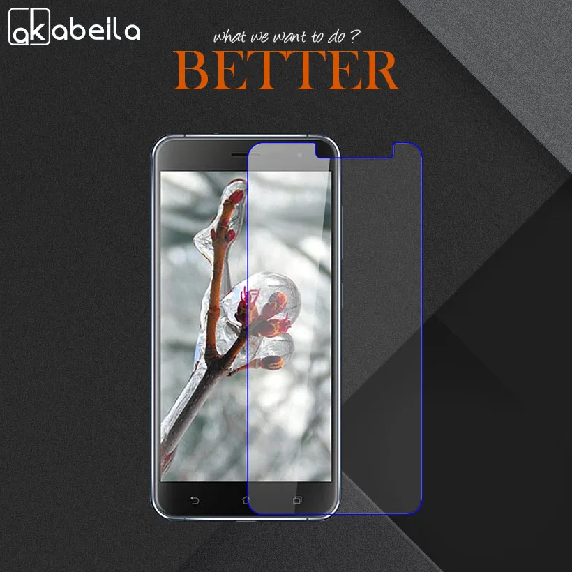 

AKABEILA Tempered Glass For Asus Zenfone 3 ZE552KL Zenfone3 ASUS_Z012D 5.5 inch Phone Screen Protector Steel Film wholesale