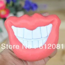 Собаку резины смешно принести Игрушечные лошадки-собака Средства ухода за губами 5 шт./лот