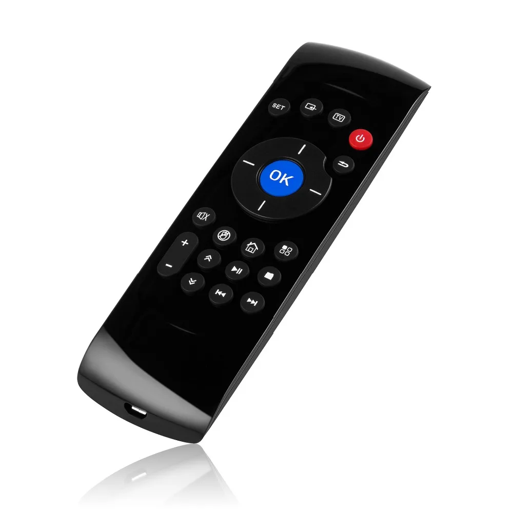 Беспроводная клавиатура Fanshu 2 4G Fly Air Mouse Rechargeble игровой мини пульт дистанционного
