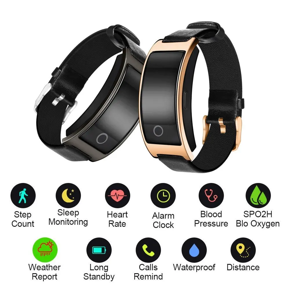 

Blood Oxygen Smart Wristbands CK11S Blood Pressure Watch Heart Rate Monitor Smart Bracelet Pedometer IP67 Waterproof SmartBand