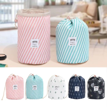 

1PC Women Foldable Drawstring Bag Travel Toilet Bags Drawstring Toiletry Case Pouch Organizer Pocket Multi-functional Handbags