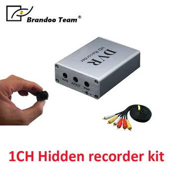 

1Channel SD mini DVR kit,with 1pcs mini camera and 1pcs video cable.support loop recording.