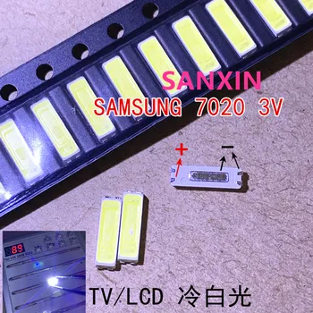 

50PCS For SAMSUNG LED LCD Backlight TV Application LED Backlight TT721A 0.5W 3V 7020 Cool white LED LCD TV Backlight