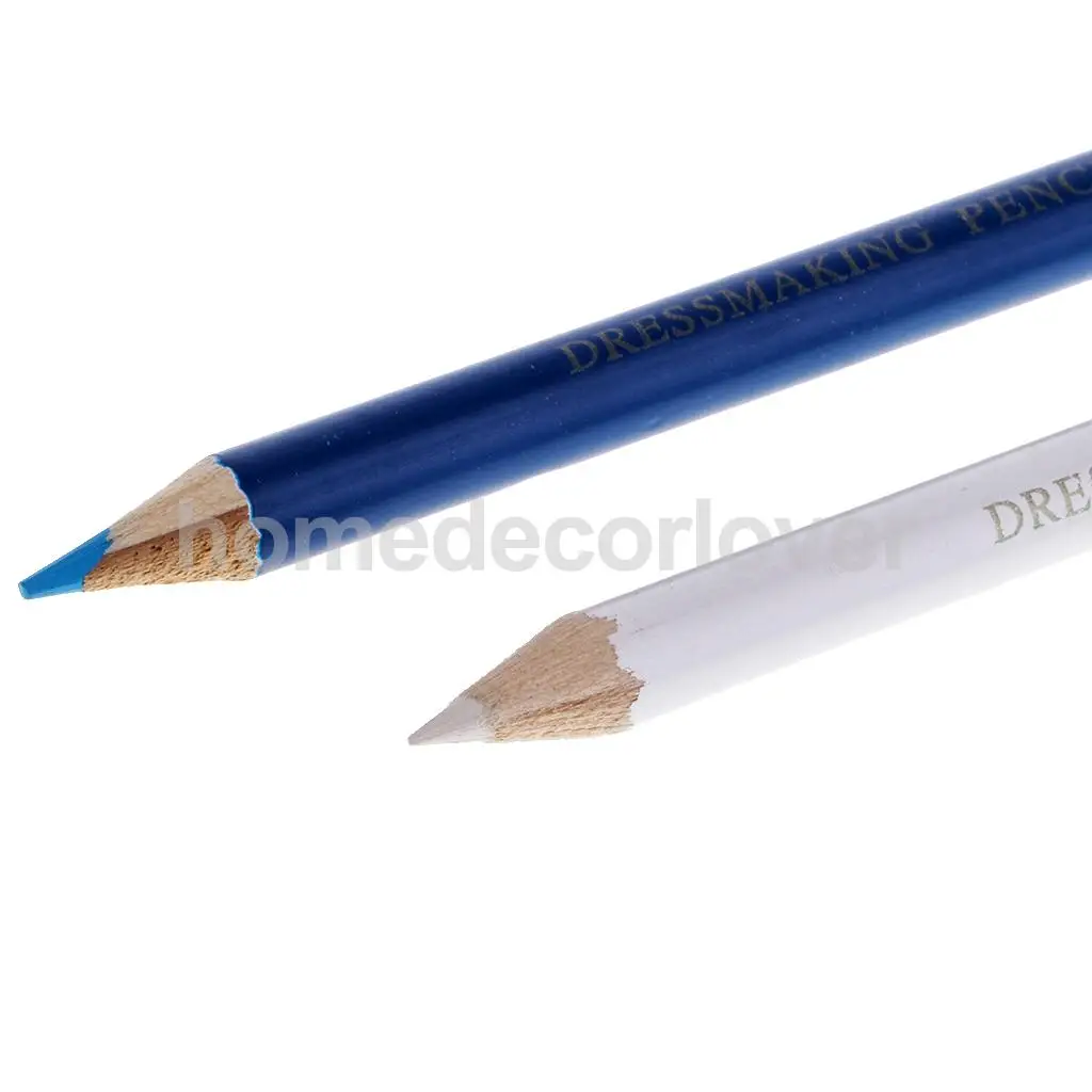 2Pcs Tailors Chalk Pen Pencil For Sewing Dressmakers DIY Craft Markers Pens Professional Tailor Leather Fabric
