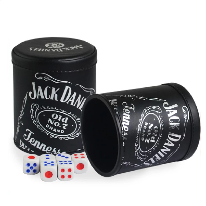 Кубики кружка-шейкер игральные кости игры чашки бинго набор фишек для покера набор аксессуаров Dicecup с 6 кубиками