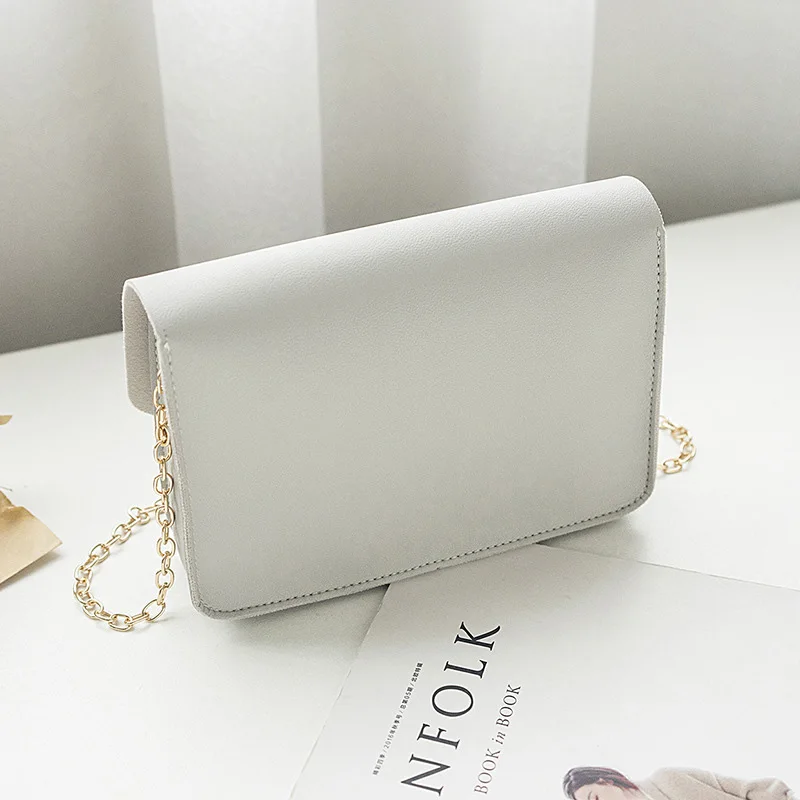 Bokinslon الرجعية Crossbody حقيبة المرأة الأزياء الصغيرة الطازجة بو الجلود الإناث حقائب كتف بسيطة بلون السيدات أنيقة أكياس