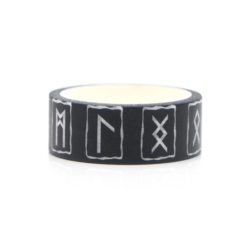 

Vikings runes Punk DIY Scrapbooking Sticky Adhesive washi Paper Masking Tape decoration Printed Patterns stickers decals E0149