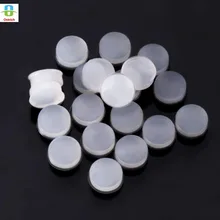 Упаковка из 20 мягких резиновых заглушек для флейты с открытым Отверстием Аксессуары для запасных частей, 7X3 мм