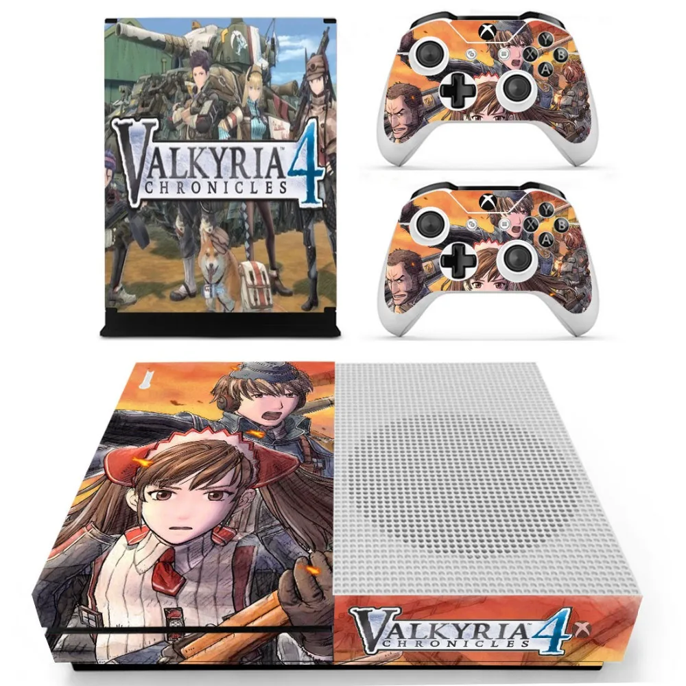 

Valkyria Chronicles 4 Vinly Skin Sticker Decals For XBOX One S Console With Two Wireless Controller Skin
