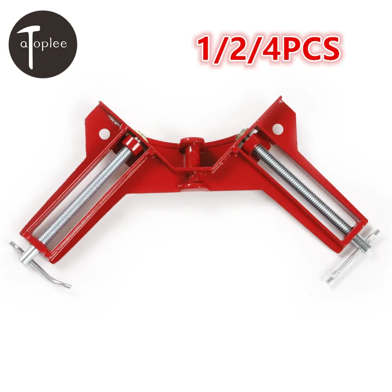 

Multifunction 1/2/4PCS 90 Degree Right Angle Clip Picture Frame DIY Corner Clamp 7.5CM Woodworking Corner Holder Clamp