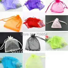 1000 шт/партия 9*12 см Свадебная Акция Подарочный мешочек/Подарочные сумки ювелирные изделия