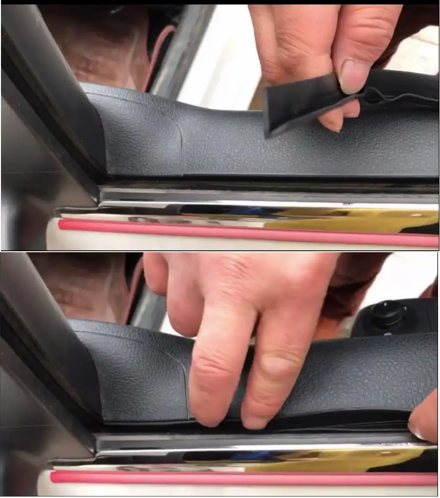 4 メートル窓のエッジウェザーストリップ修理ストリップ V ゴム密封されたストリップトリム固定ガラス異音防止するために スタイリング 成形 Aliexpress