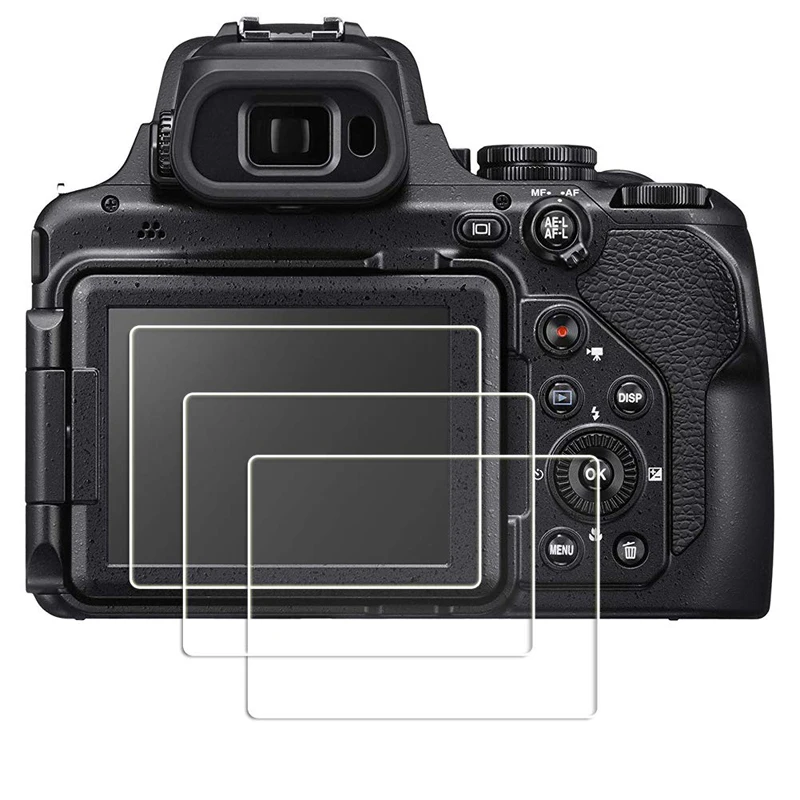 

Debous Screen Protector Compatible for Nikon Coolpix P1000 Tempered Glass Anti-Scratches Dust Fingerprint (3 Packs)