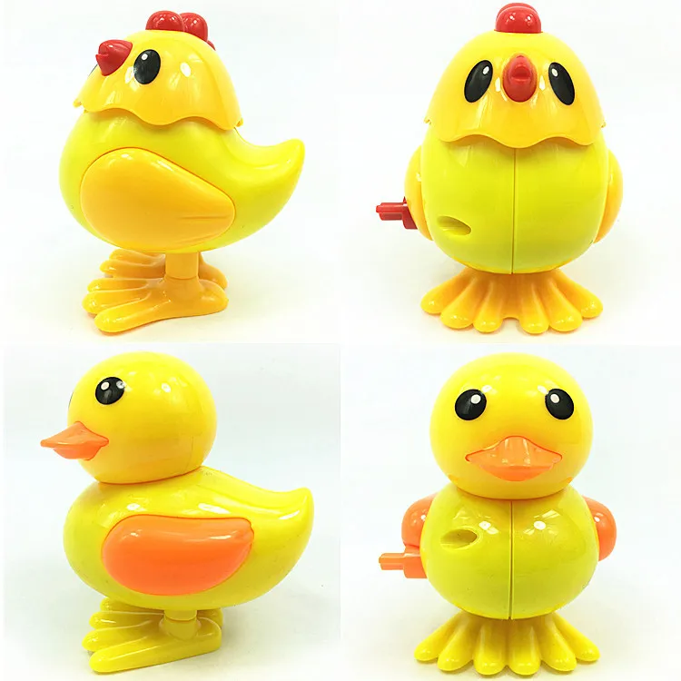 

Children's winding clockwork toy Winding small yellow chicken small yellow duck fun clockwork toy