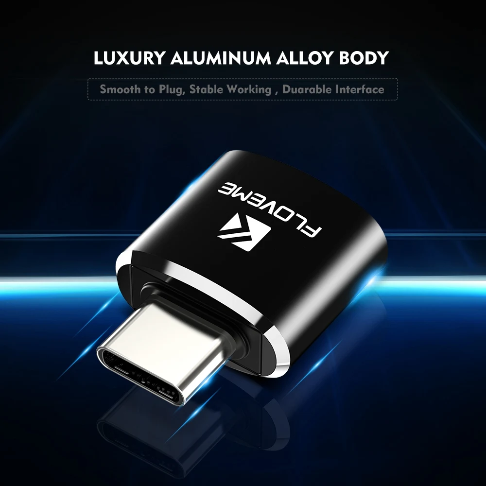 Floveme OTG Type C Тип USB c адаптер для Samsung Galaxy S8 S9 Plus Мини Micro 2.0 Женский мужской One 5т|micro usb
