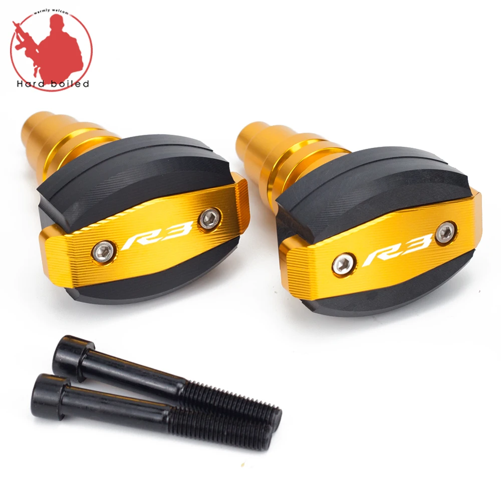 

For YAMAHA YZF R3 RZFR3 2015-2018 Motorcycle Frame Slider CNC Left &Right engine Sliders Crash Pad Falling Protector Guard Cover