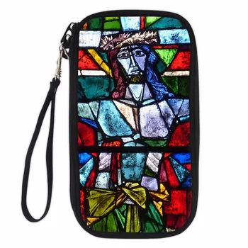 

Noisydesigns Travel Passport Wallet Hand Holding Bag Crossbody Bag statue Multifunction Credit Card Package ID Holder Storage