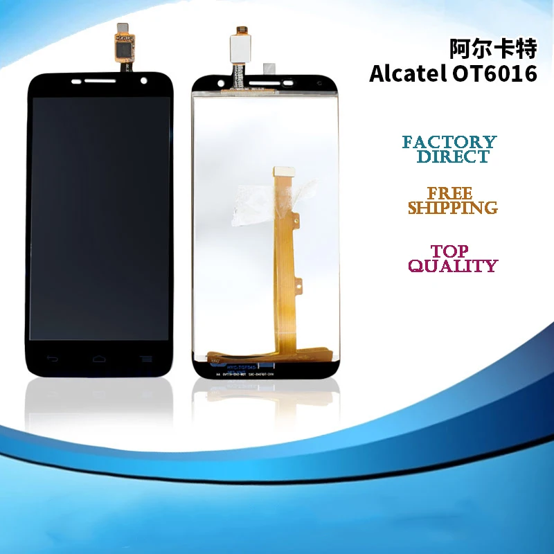 6016 дисплей для Alcatel One Touch Idol 2 mini OT6016 сенсорный экран дигитайзер в сборе с