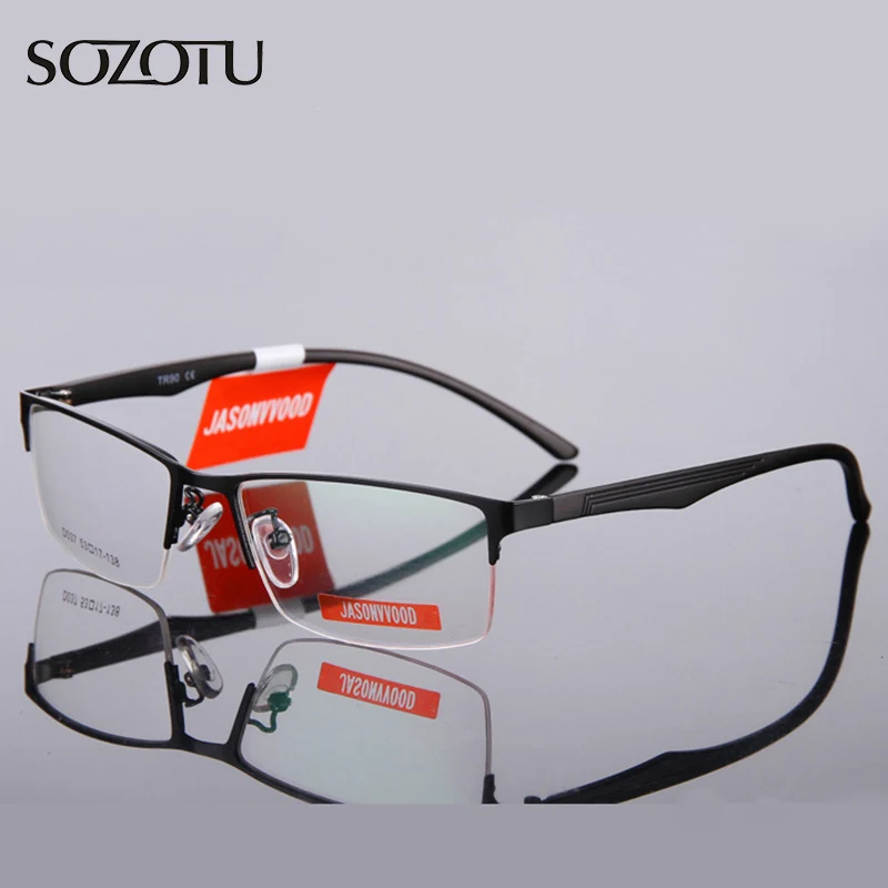 

Optical Eyeglasses Frame Men Nerd Spectacle Frame Computer Eye Glasses For Male Transparent Clear Lens Armacao de YQ068