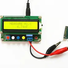 LC100-A цифровой ЖК-дисплей высокой точности индуктивности емкость L/C метр конденсатор тестер