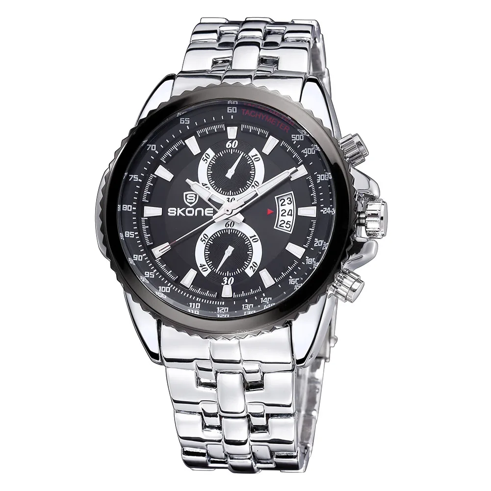 SKONE Quartz Watch Men Top Brand Luxury Wrist Watches Men Clock Mens