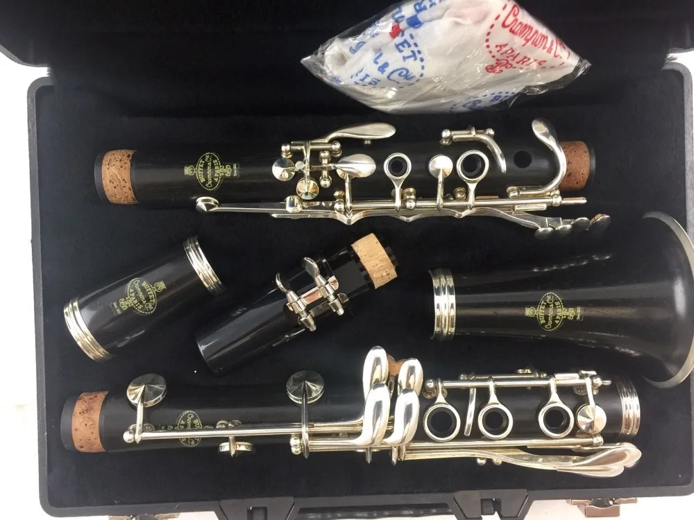 New Intermediate Professional Wood Clarinet E11 Mouthpiece Accessories Sandalwood Ebony Professional Student Model Bakelite