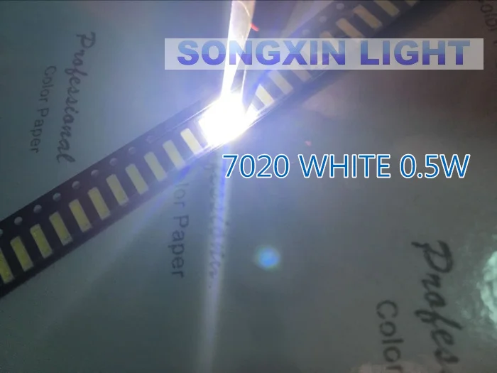 dioda 7020 light diodes LED White 7020 SMD 7020 7020 100pcs/LOT
