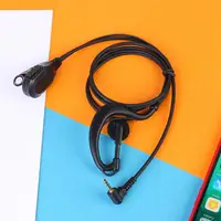 2.5mm/ 3.5mm 1Pin Ear Hook Earphone for Motorola ICOM YAESU Radio Walkie Talkie Earpiece with PTT Mic Walkie Talkie Accessories - Image 5