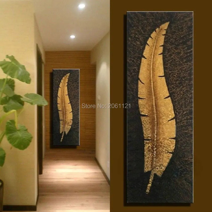 handmade vertical wall canvas art large modern living room Aisle corridor decoration oil font b painting