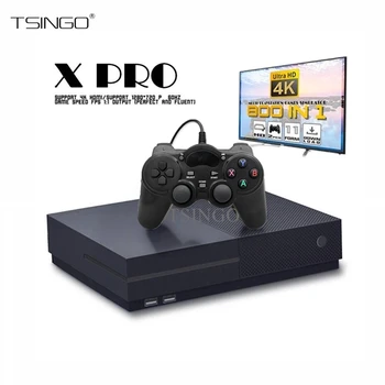 

TSINGO 64Bit Retro Game Console Support 4K HDMI TV Output Built in 800 Classic Games TV Video Game Player For PS1/CPS/GBC/SMS/GB