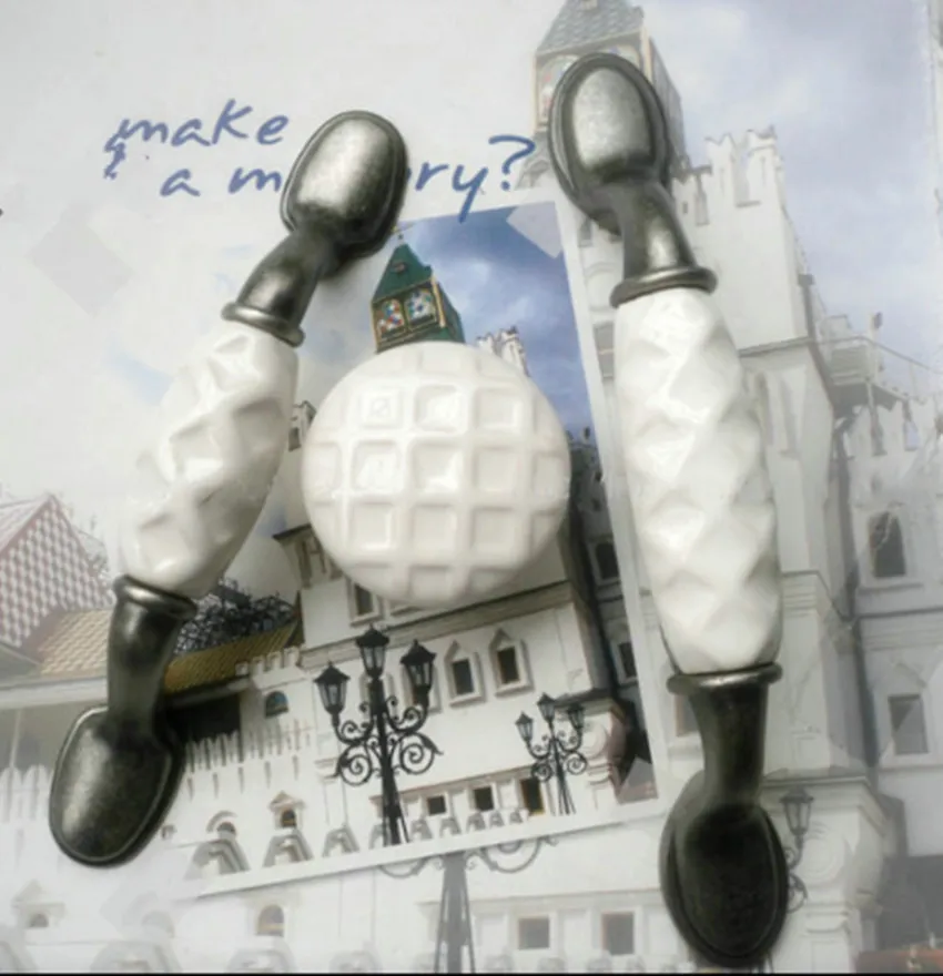 76mm 128mm european retro style black antique silver kitchen cabinet cupboard handle white emboss ceramic drawer dresser knob 76mm 128mm european retro style black antique silver kitchen cabinet cupboard handle white emboss ceramic drawer dresser knob