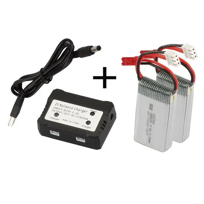 X401H X402 RC quadcopter запасные части 7 4 V 350mAh литий полимерный аккумулятор 2шт с
